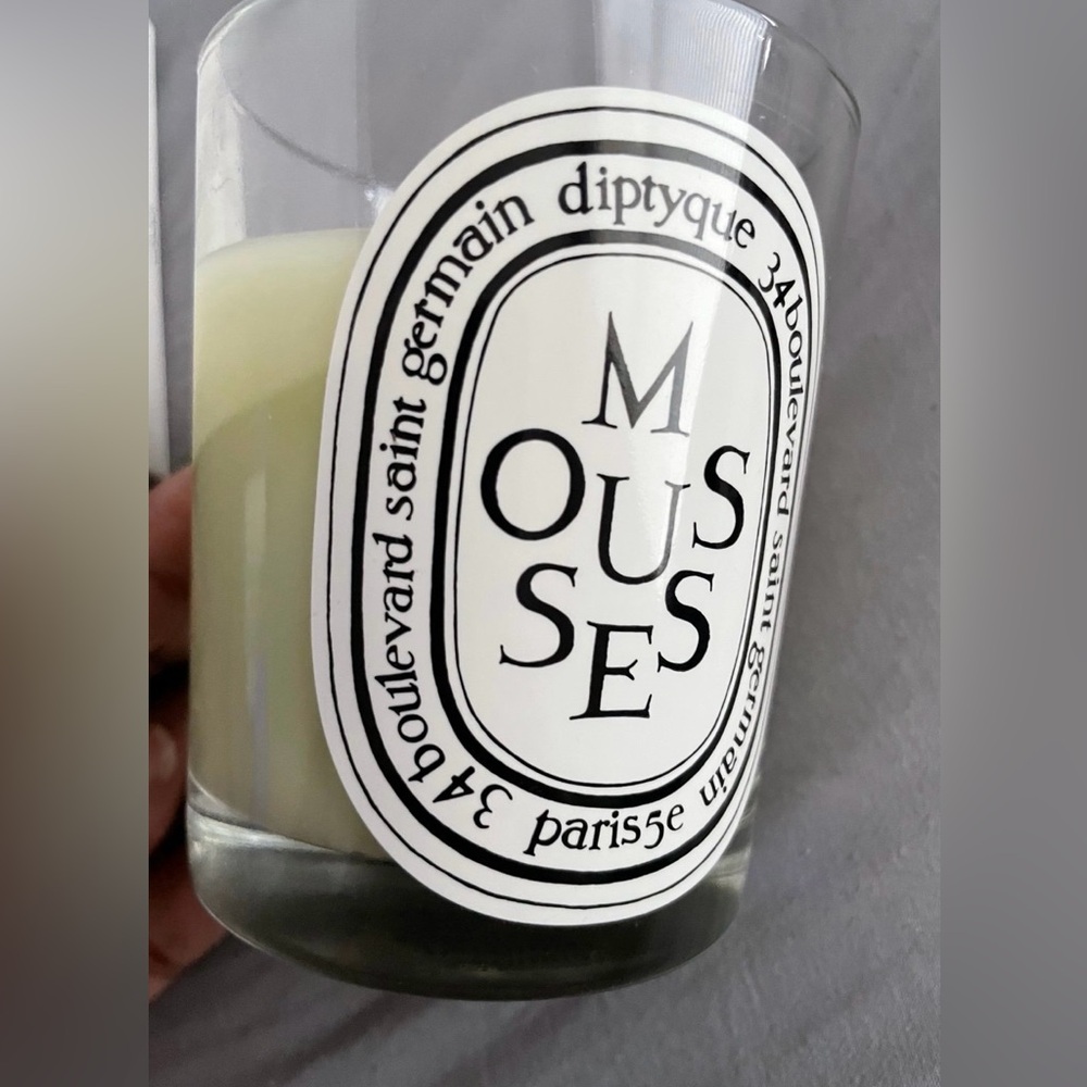 Used diptyque moss candle